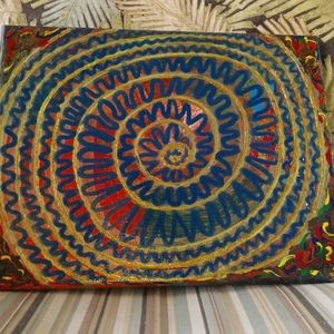 Original Acrylic Signed Art Painting